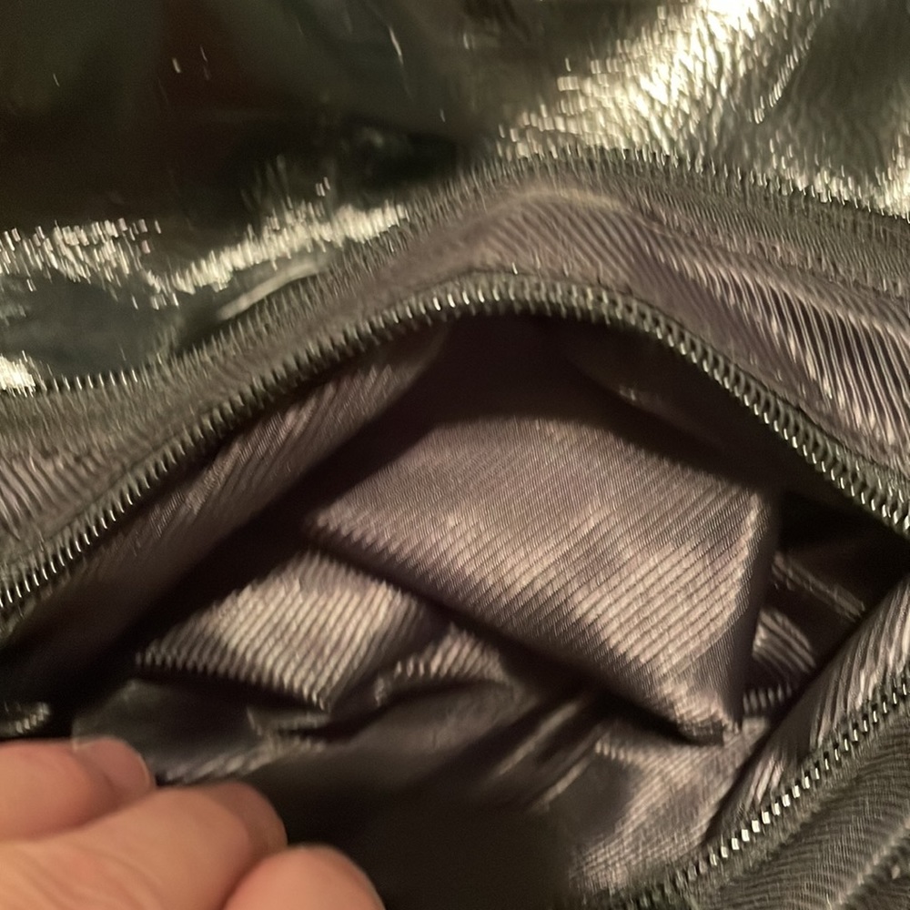 Lula vegan clutch bag with crystals and chain - Picture 11 of 14